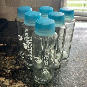 6 Aquasana Glass Bottles